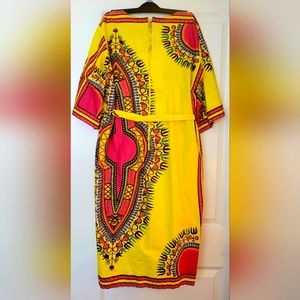 African print dress made